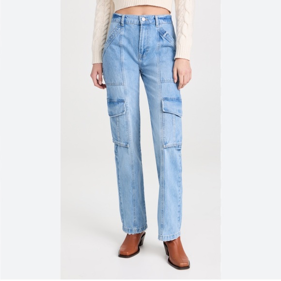 Frame Denim Denim - FRAME NWT High Rise Utility Straight Leg Jeans - 33